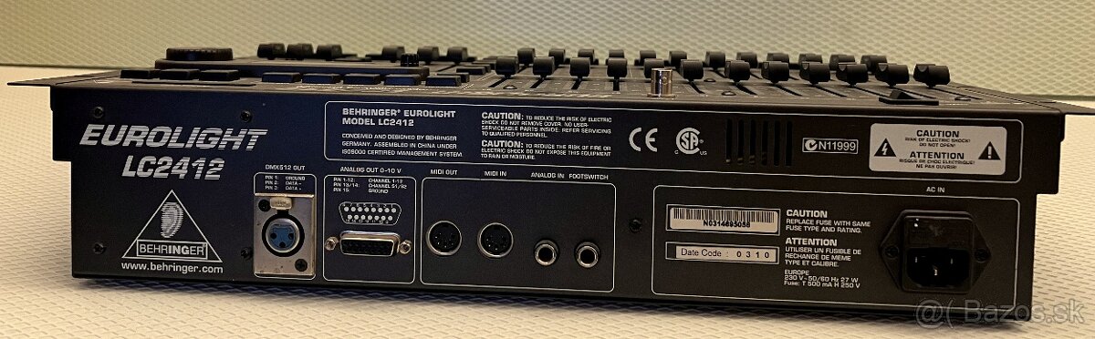 Behringer Eurolight LC2412 – 24-kanálový DMX pult - 2