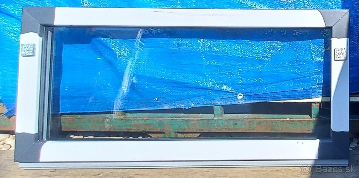 Predám fix okna:114 x 55,119 x 69,106x54,107x95, antracit - 2