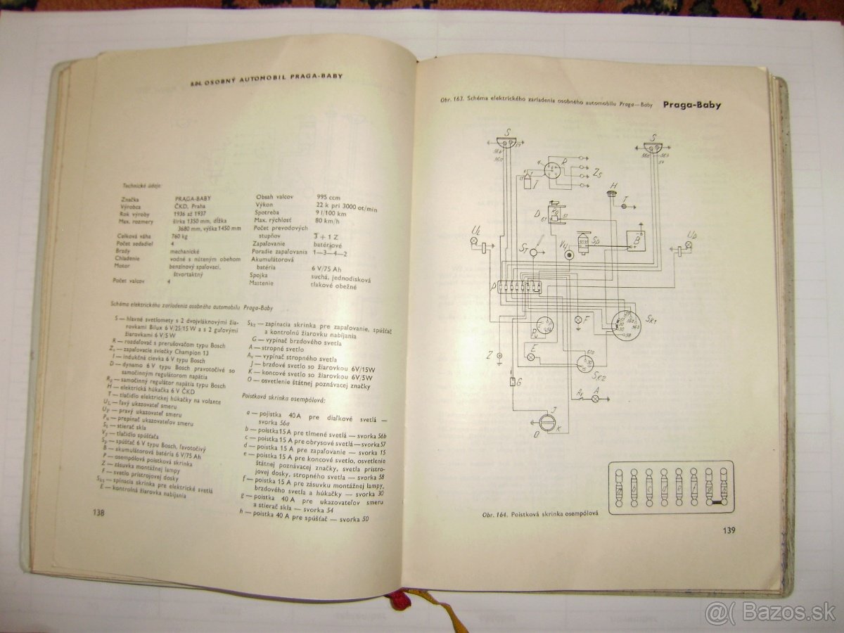 Predám príručku Elekt. schémy motorových vozidiel. - 2
