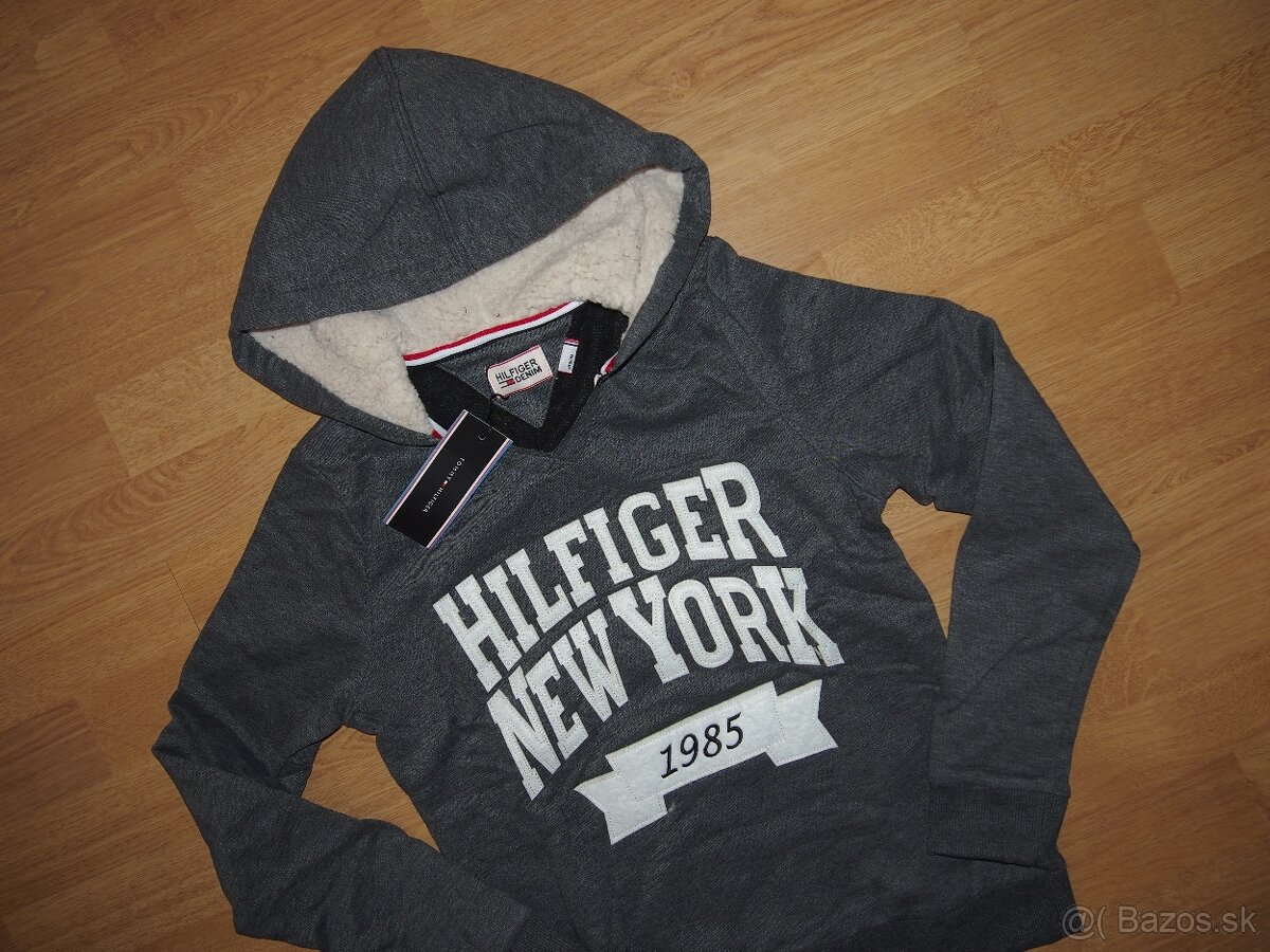 Tommy Hilfiger dámska mikina sivá - 2