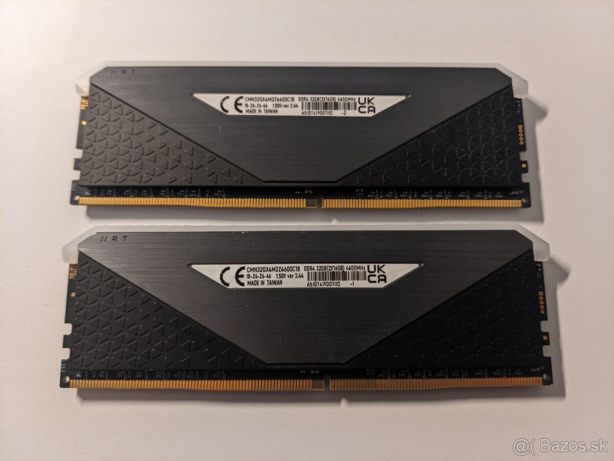 Corsair Vengeance RGB RT 32GB KIT (2x16GB) 4600MHz CL18 - 2