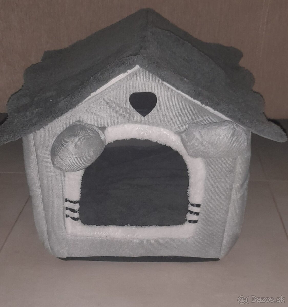 Plyšový domček / búdka pre mačky, psy - 2