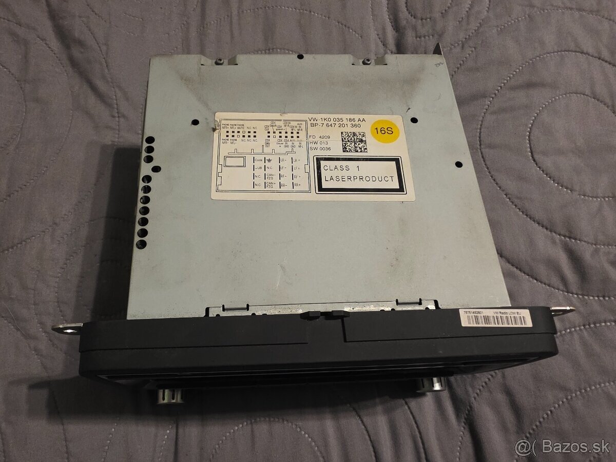 Autoradio original vw golf 6 2008 - 2