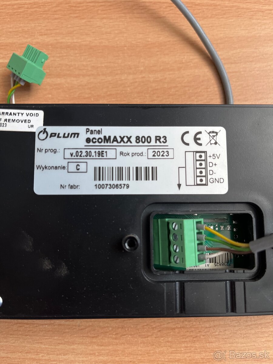 Ovladaci display ecoMAXX 800 R3 - 2