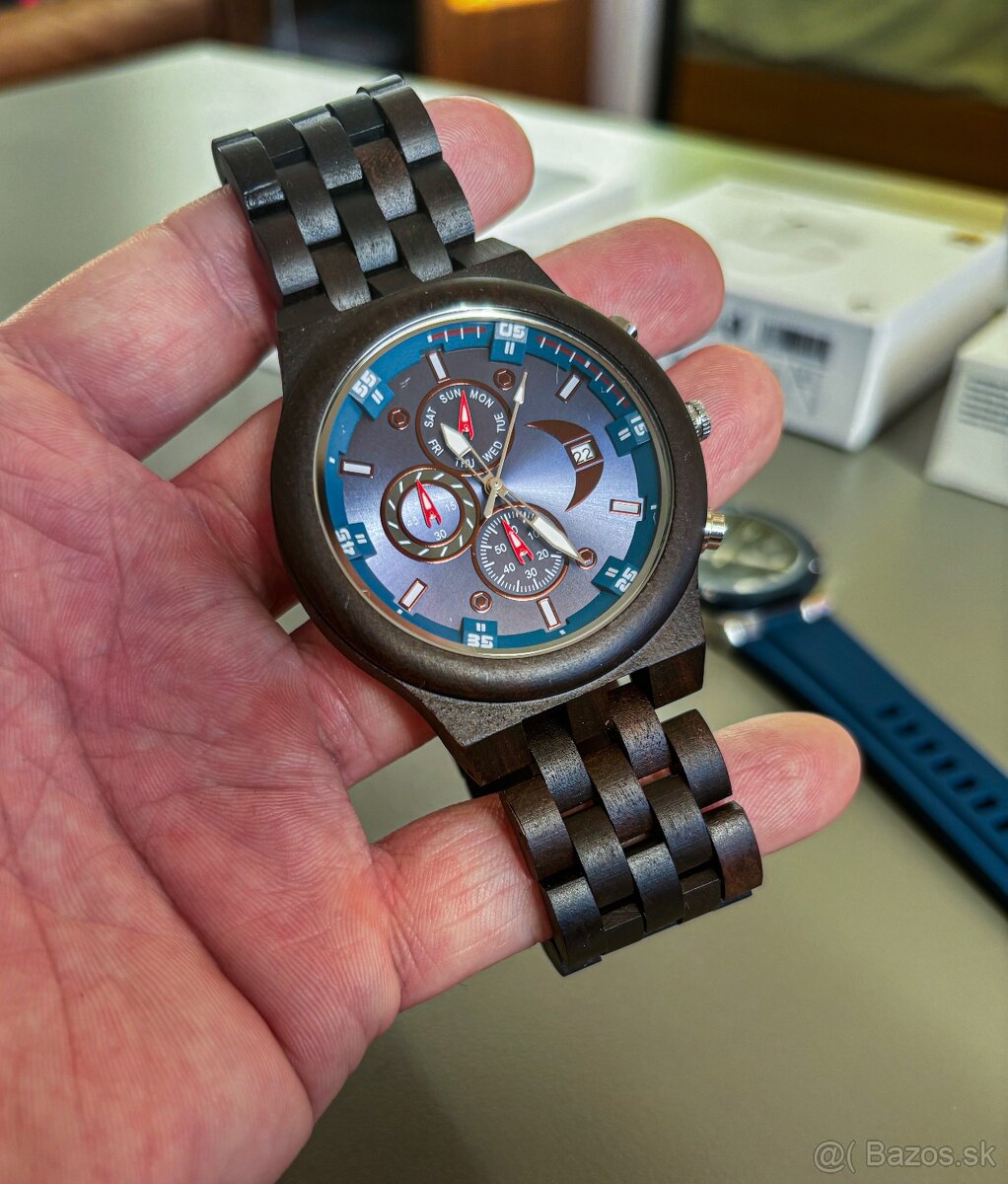 Drevené pánske hodinky - 2