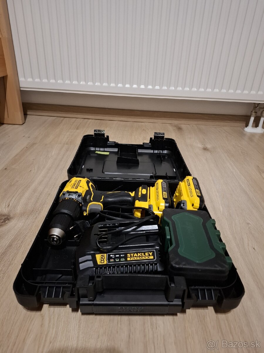 STANLEY FATMAX Aku príklepová vŕtačka SFMCD715D2K-QW - 2