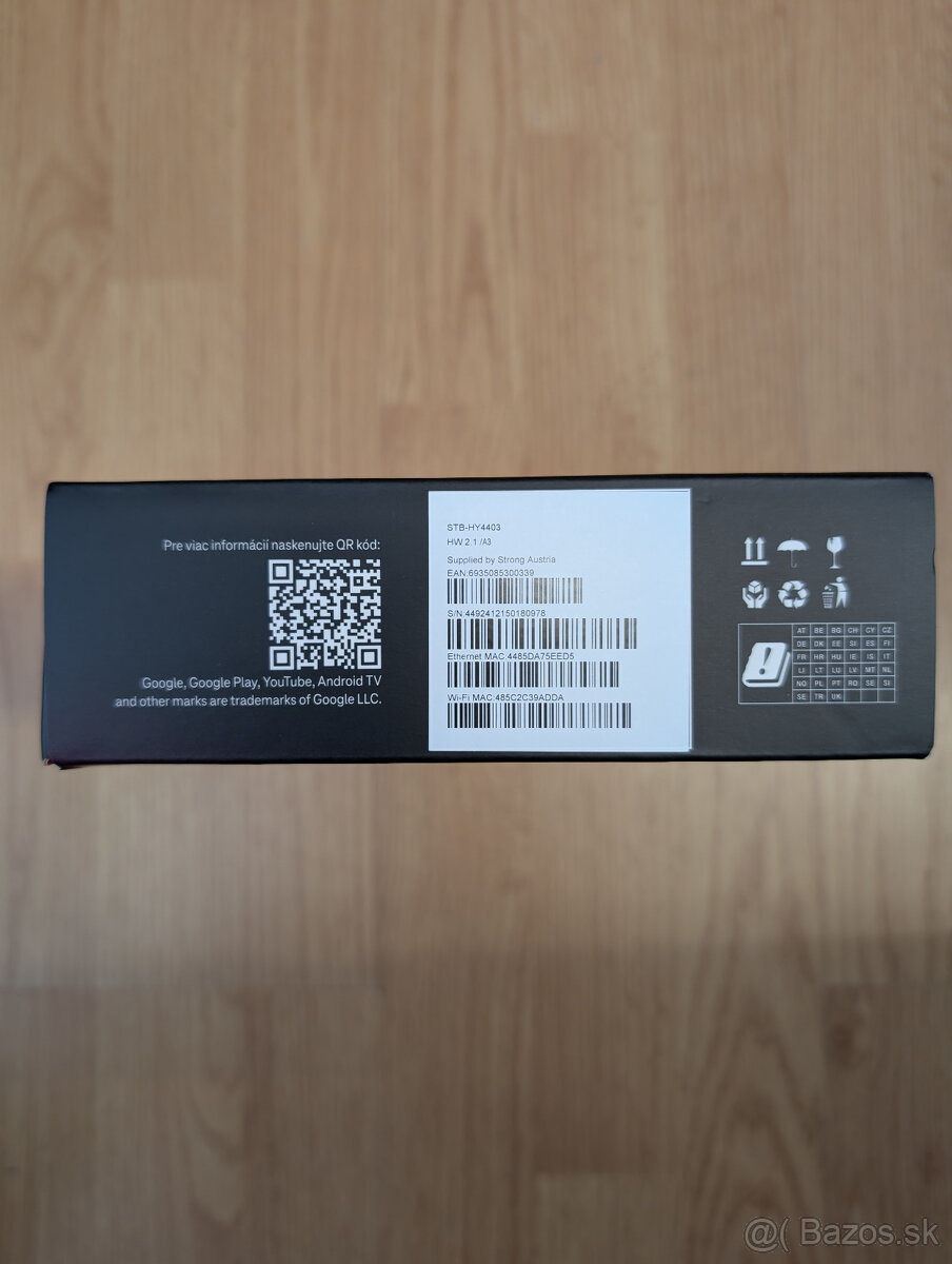 Predám Android TV box Skyworth HY4403 - 2