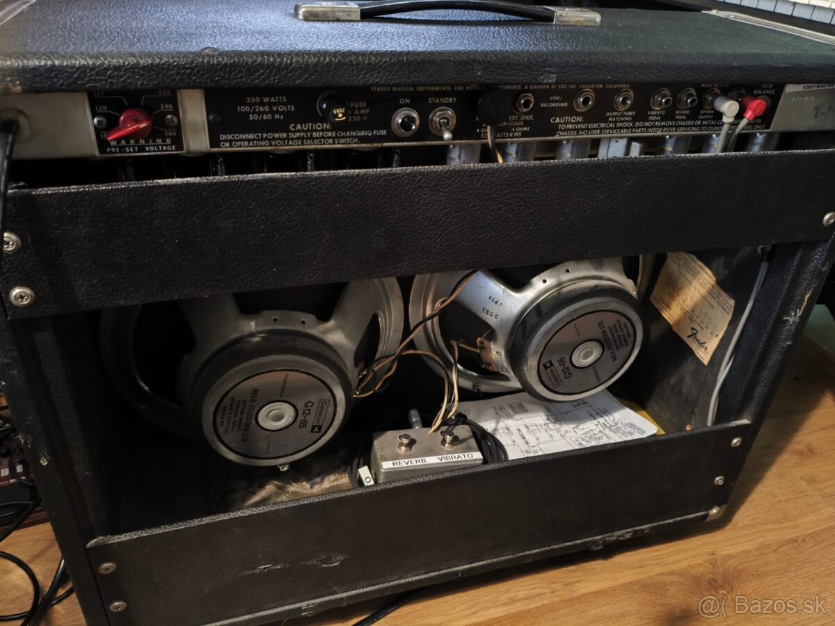 Fender Twin Reverb vintage gitarove combo (r.v. 1974) - 2