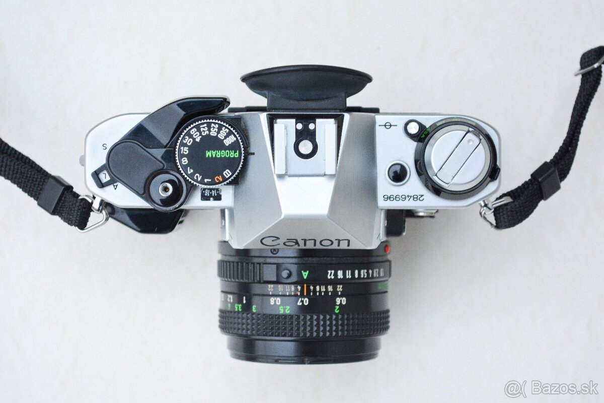 Canon AE-1 Program + objektív 50mm f1.8 - 2