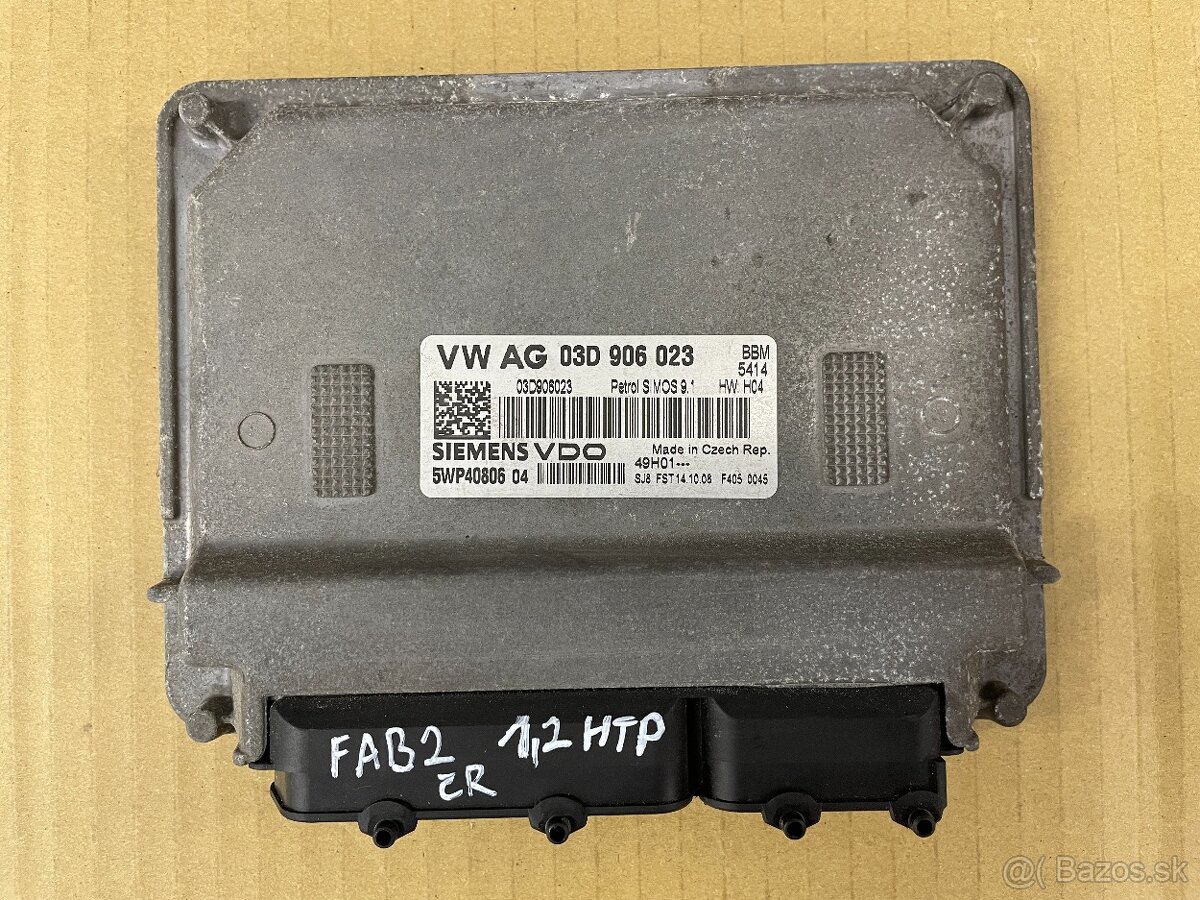 škoda fabia airbag motorček zamok radio budiky packy - 2