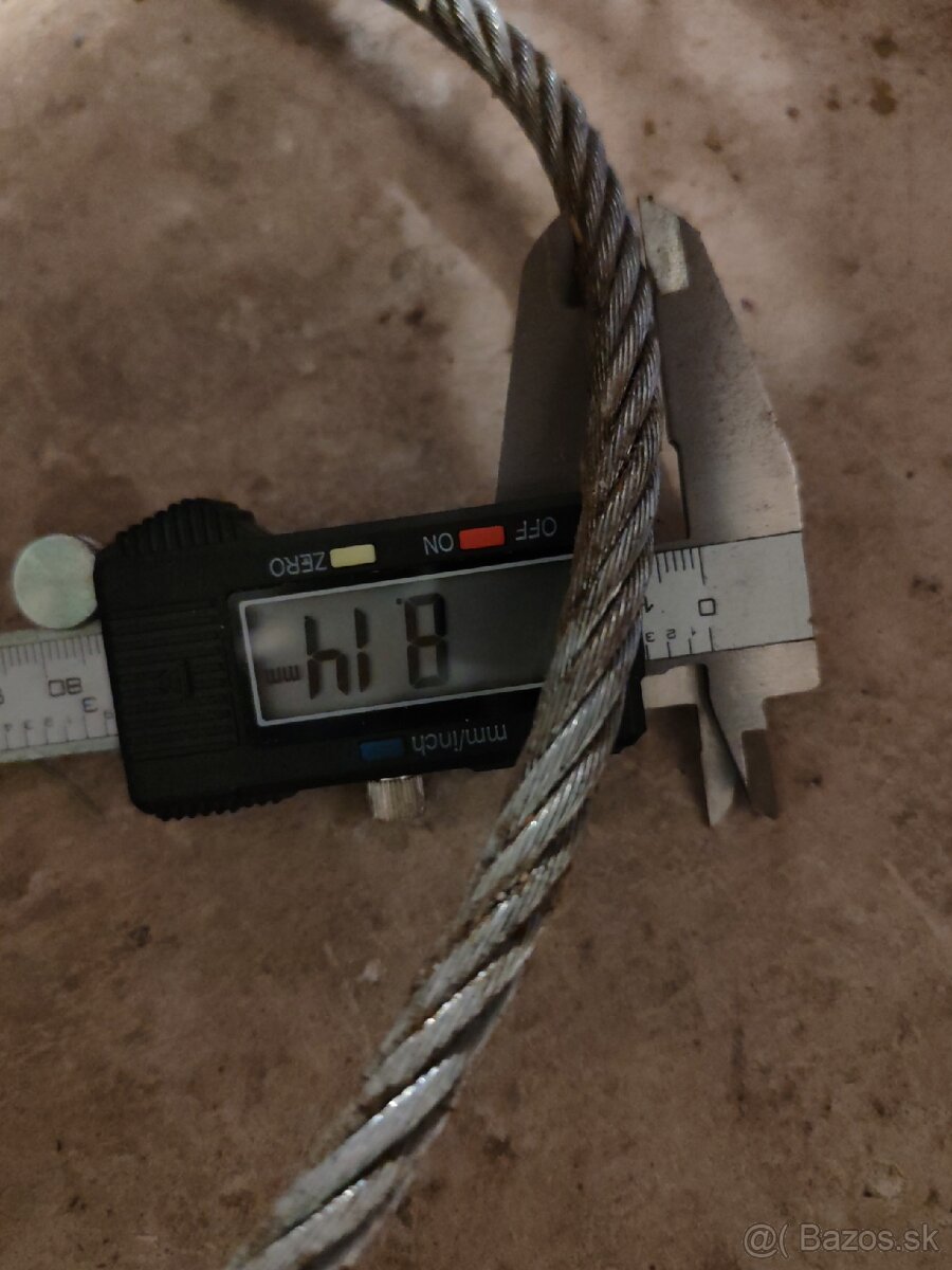 Ocelove lano 8mm 50m - 2