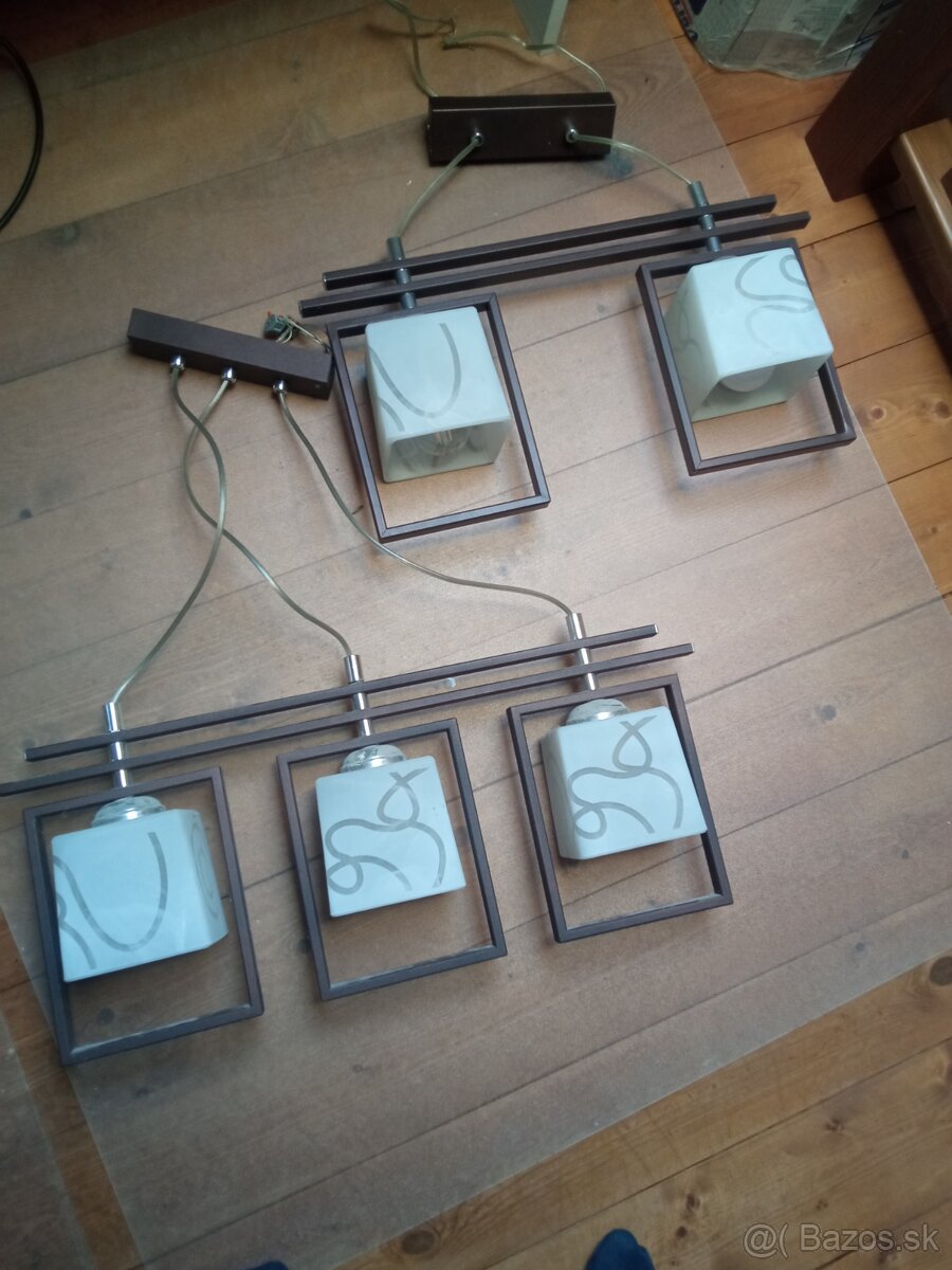 Súprava 2 lustre, 2 svietidlá - 2