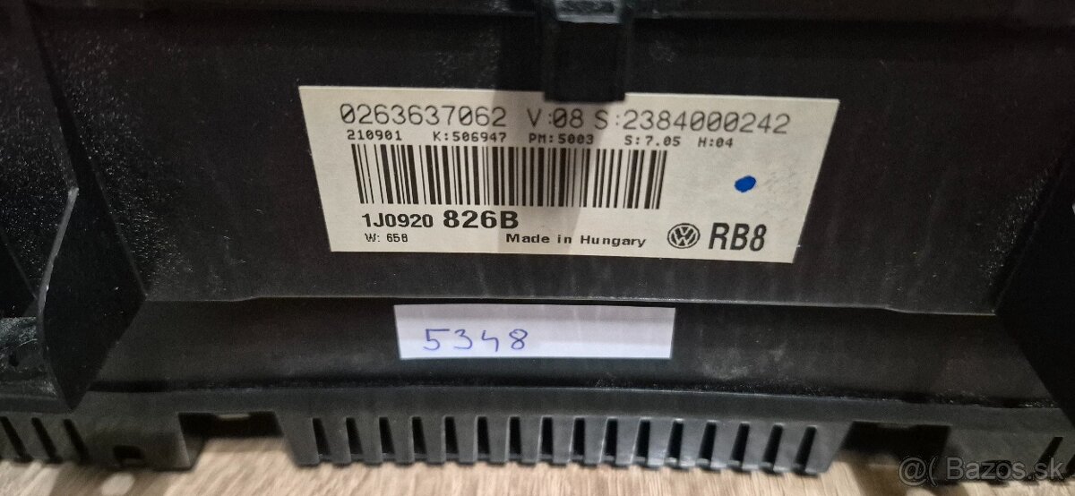 tachometer budíky golf 4 1.9tdi diesel polodot - 2