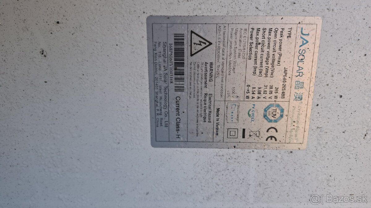 Fotovoltaicke panely 2,2kw - 2