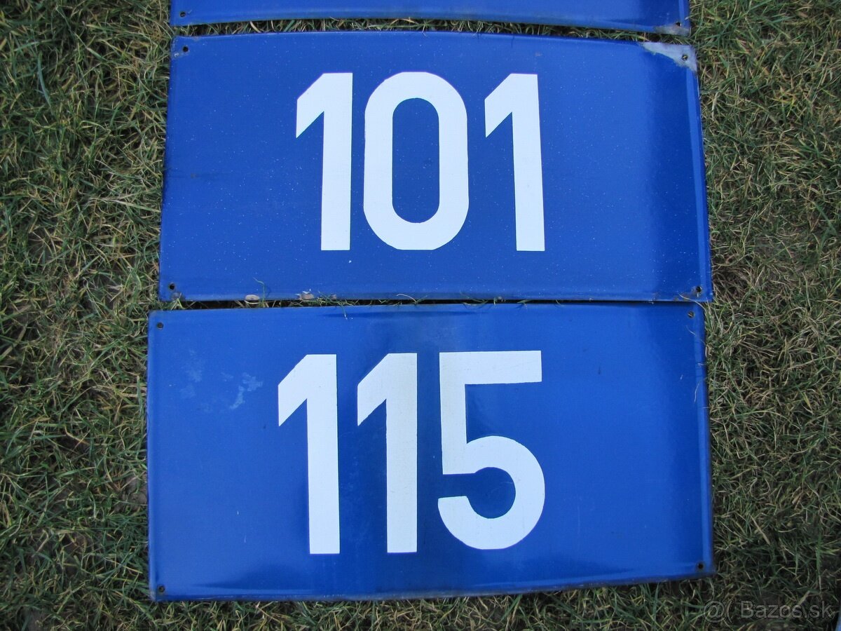 Staré smaltované tabule - 2