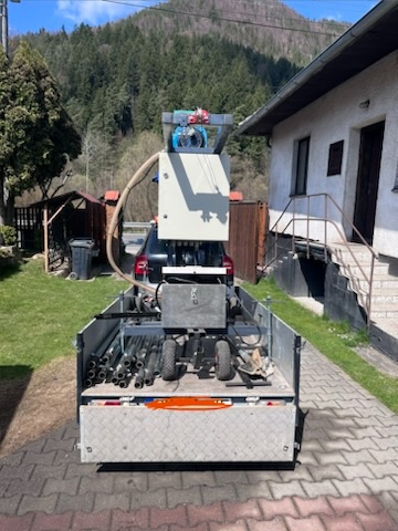 Vrtacia suprava, Vrtacka na studne , Vrtanie studni - 2