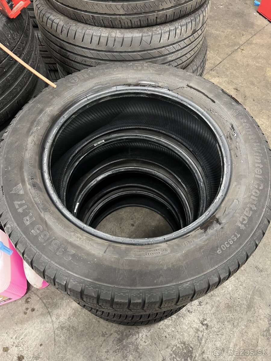 215/65 r17 Continental zimná sada p.č. 9 IBA 2ks - 2