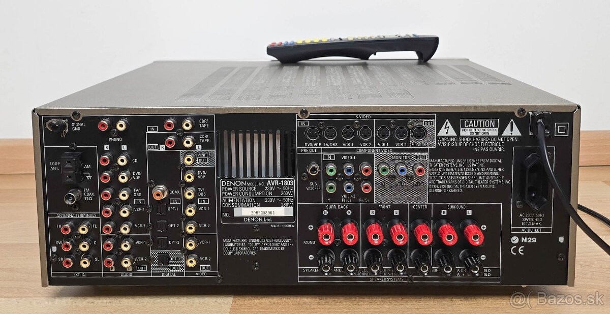 Denon AVR-1803 / 6.1 / Phono / Optika - 2