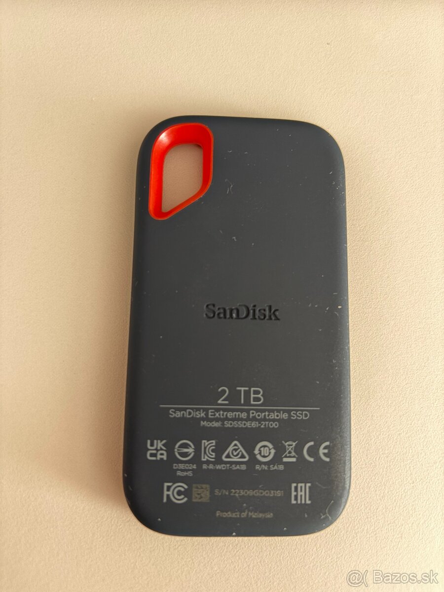 SANDISK Extreme Portable SSD V2 2 TB - 2