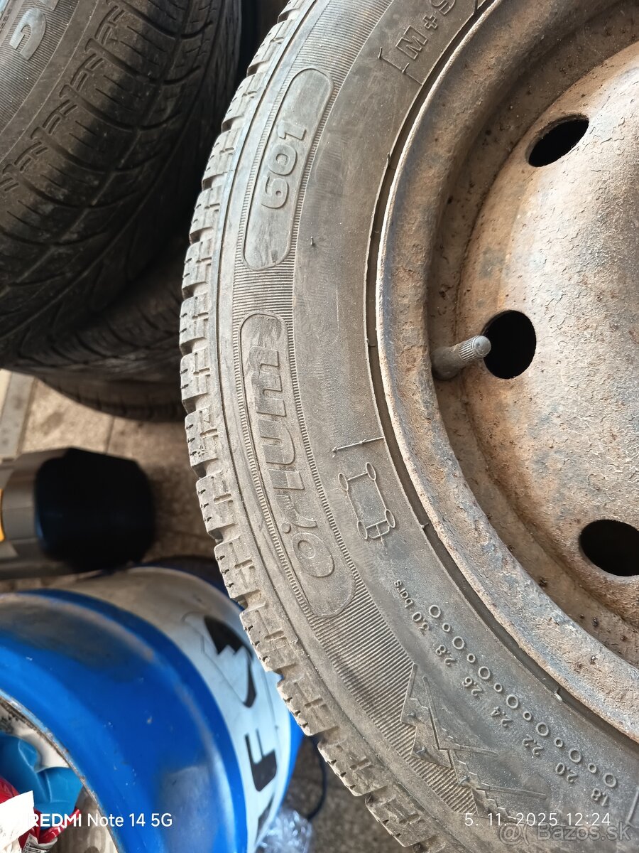 Zimné pneu + disky 165/70/14 - 2