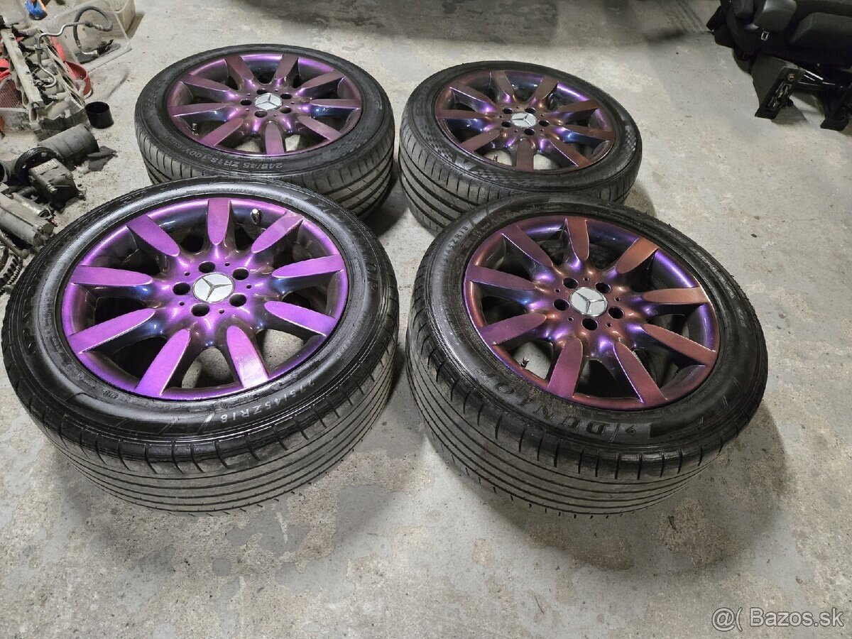 Hliníkové disky 5x112, R18, dvojrozmer - 2