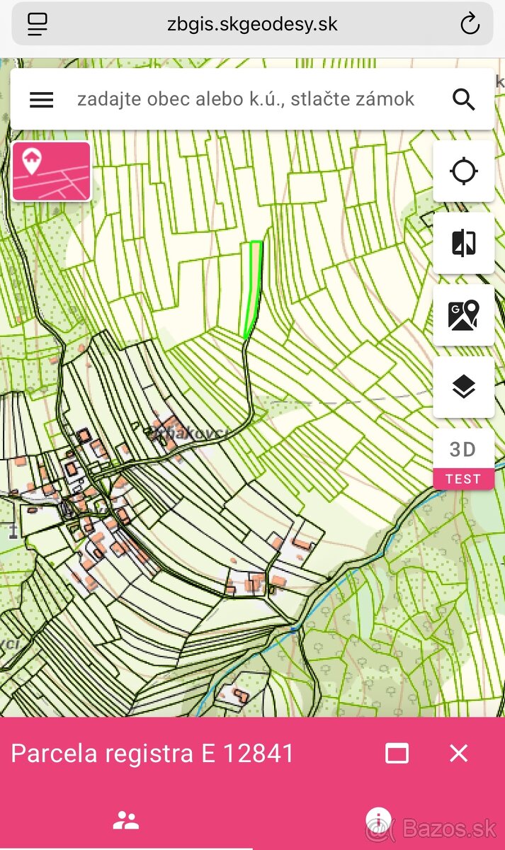 Predaj pozemkov Horná Súča . - 2