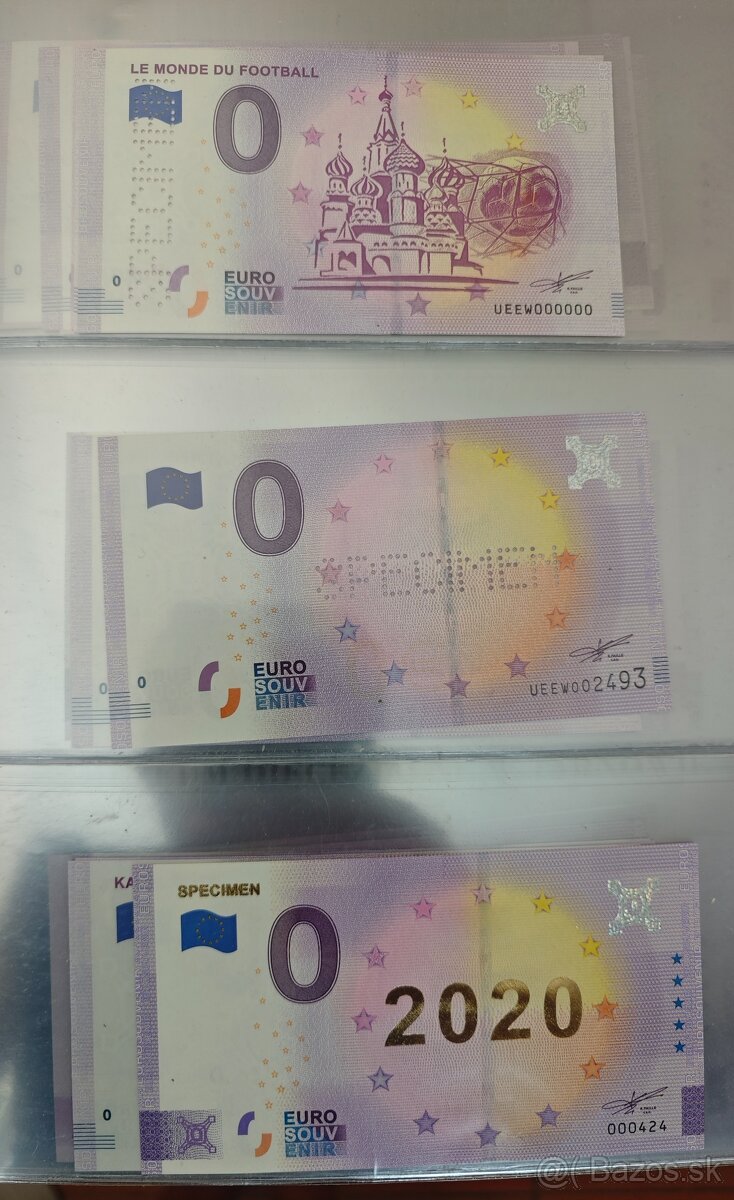 0€ bankovka specinen - 2