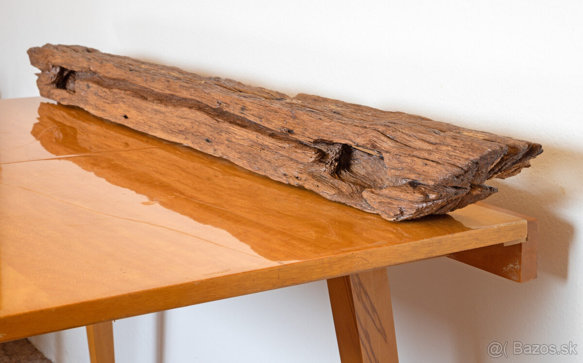 Dubový dekoračný hranol - polica - 2