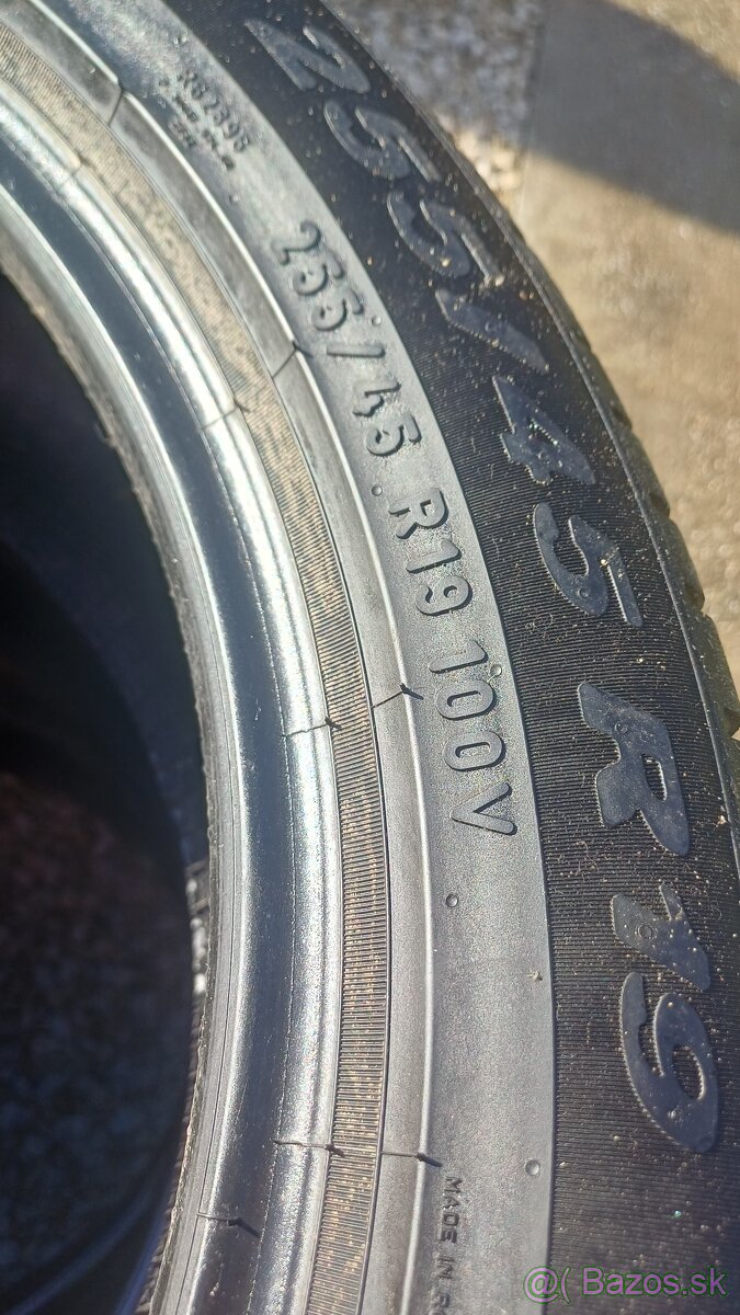 255/45 r19 letné pneumatiky, Pirelli - 2