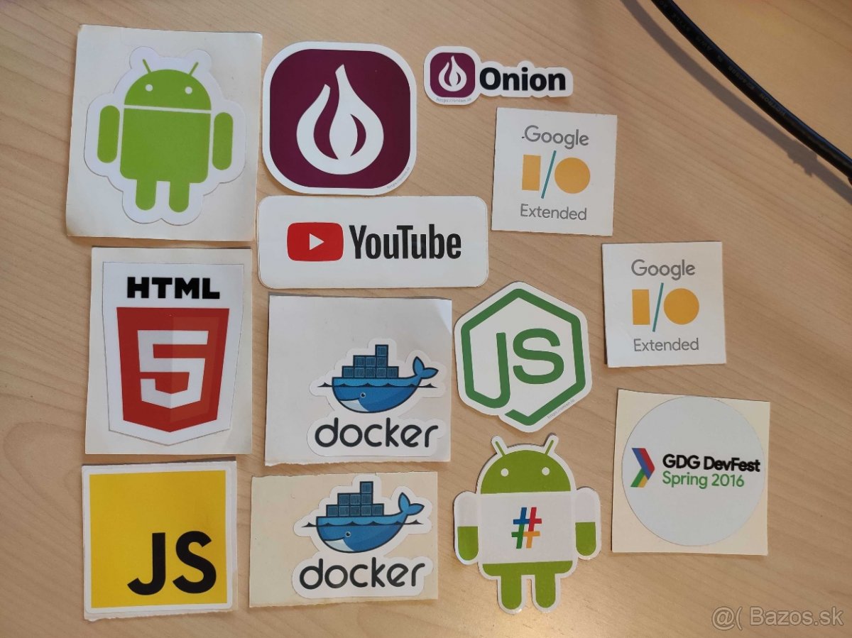 Nálepky Android, Javascript, React, Android, … - 2