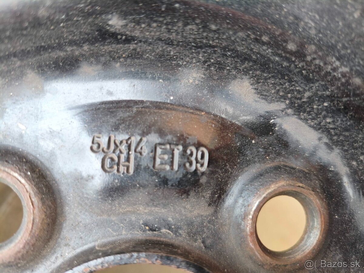 Plechové disky 14" 5Jx14 ET39 - 2