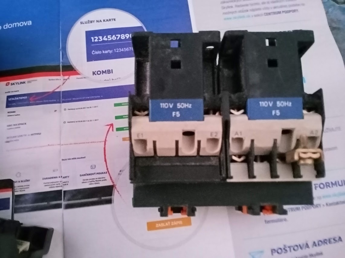 Predám 3.polové stýkače - 2