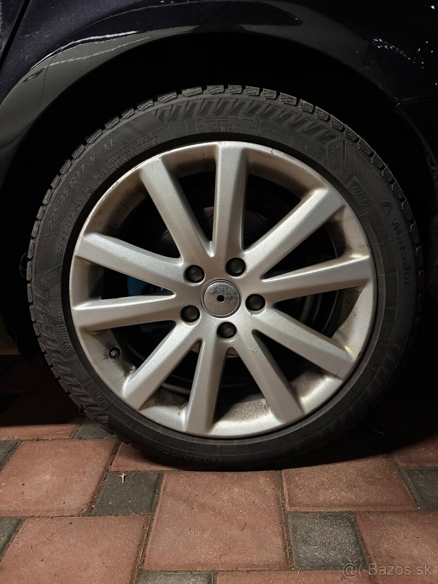 Predam kolesa 5x112 r17 225/45 r17 disky+zimne pneu - 2