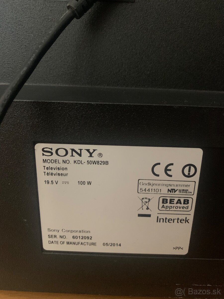 Sony Bravia KDL-50W829 - 2