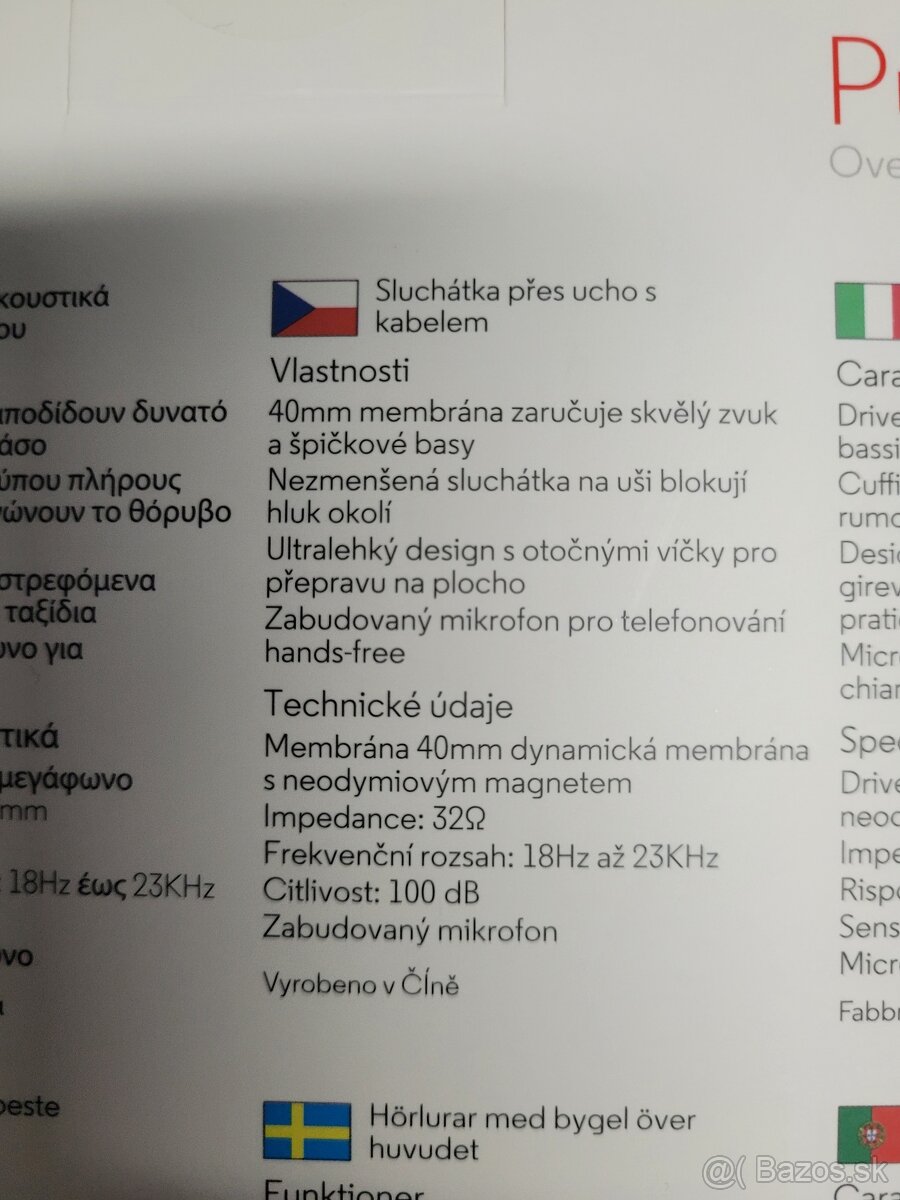 Slúchadlá nové nepoužite značka Motorola - 2
