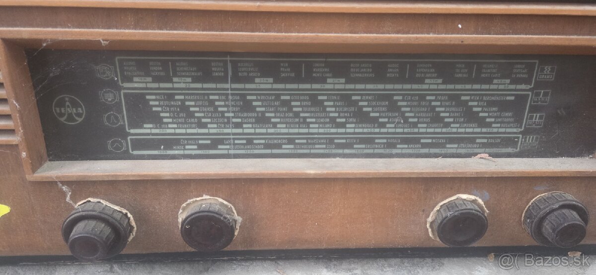 Starožitne radio Tesla 613 A - 2