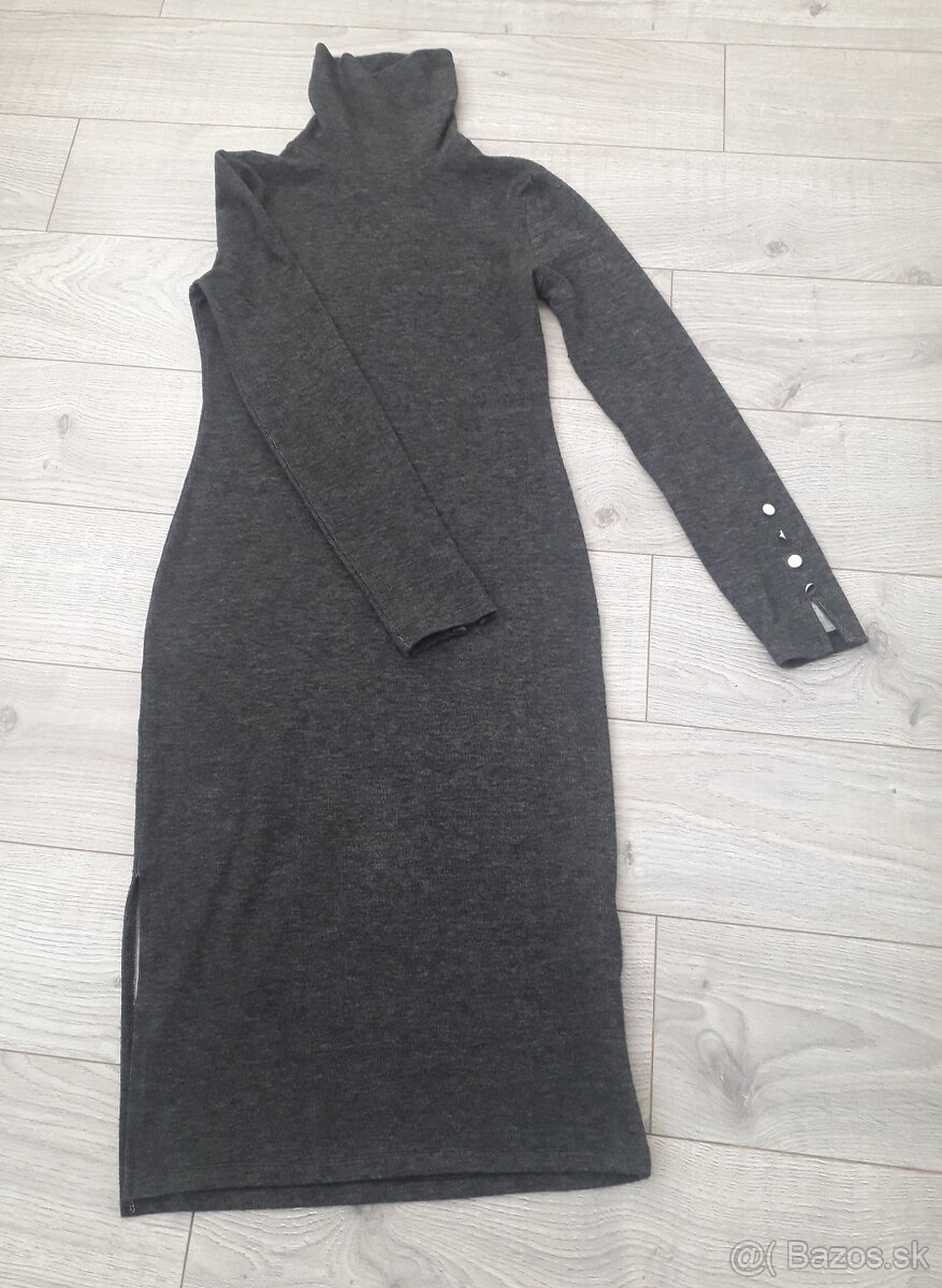 Šaty s rolákom + čižmičky - 2