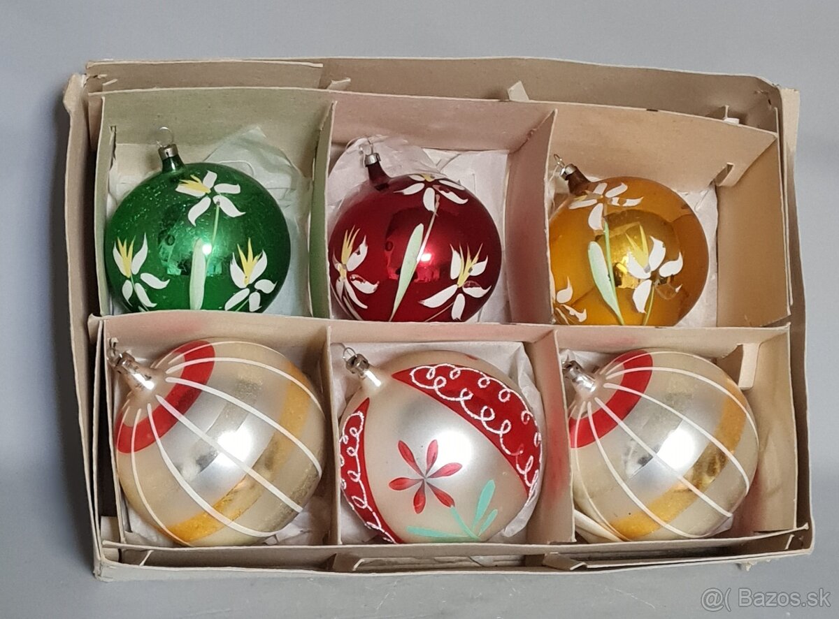 Retro Vianočné ozdoby a svetielka - 2