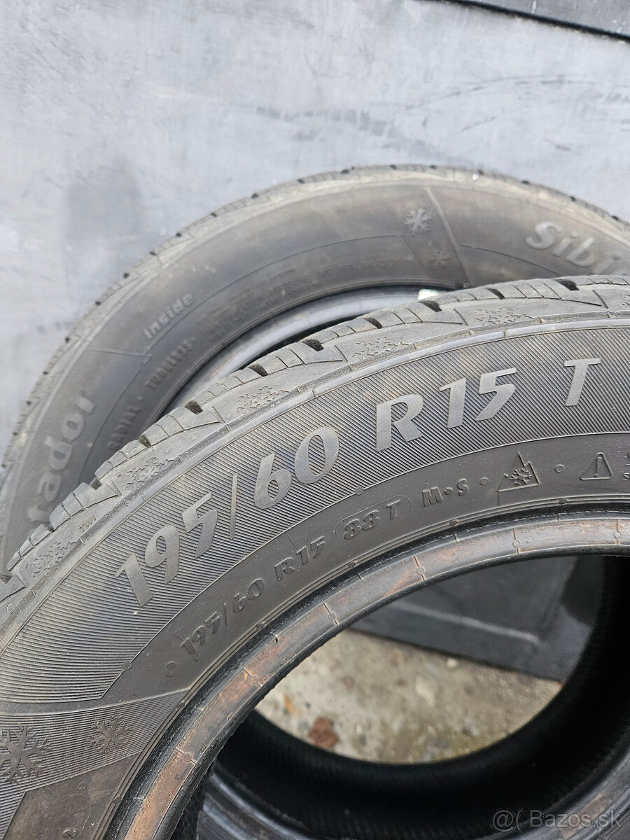 Zmné pneumatiky 195/60 R15 88 T M+S - 2