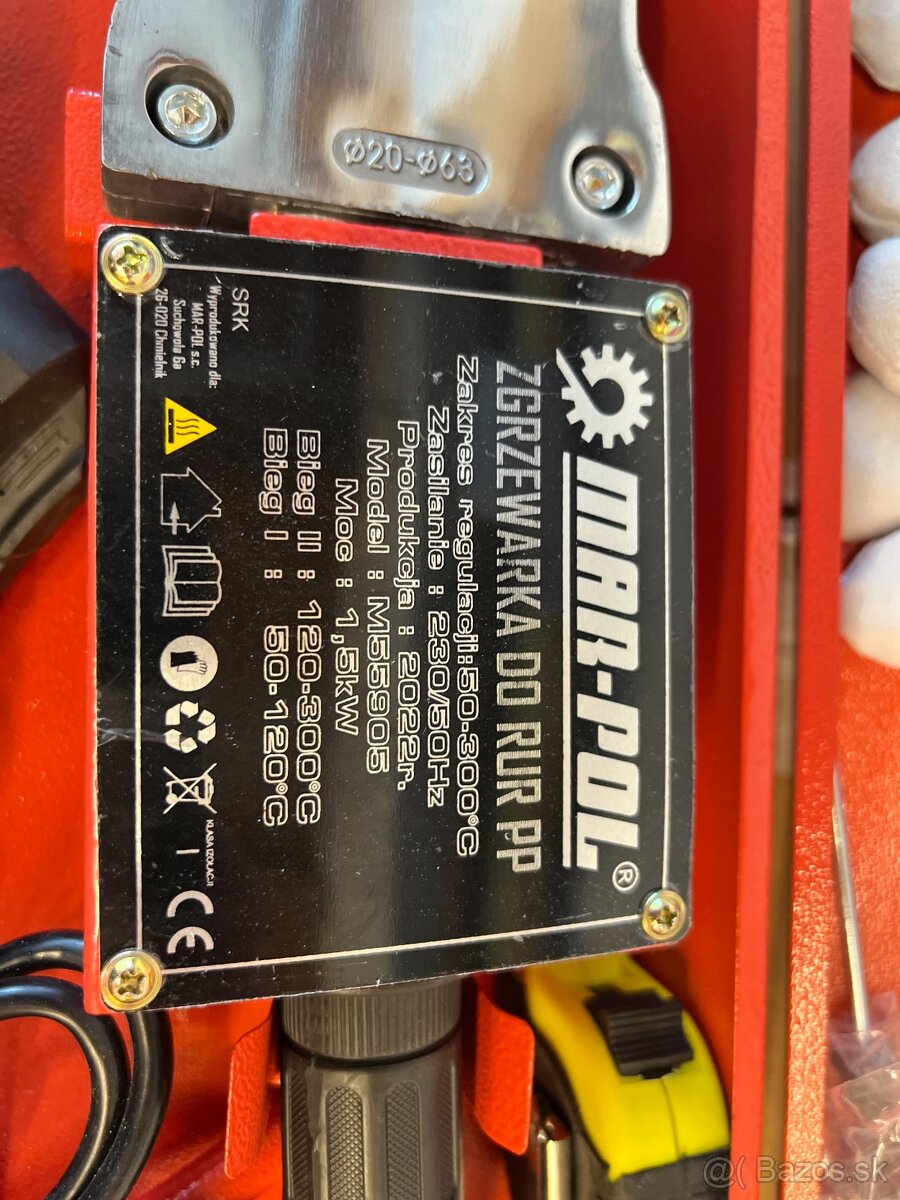 Predám polyfúznu zváračku 1500W - 2