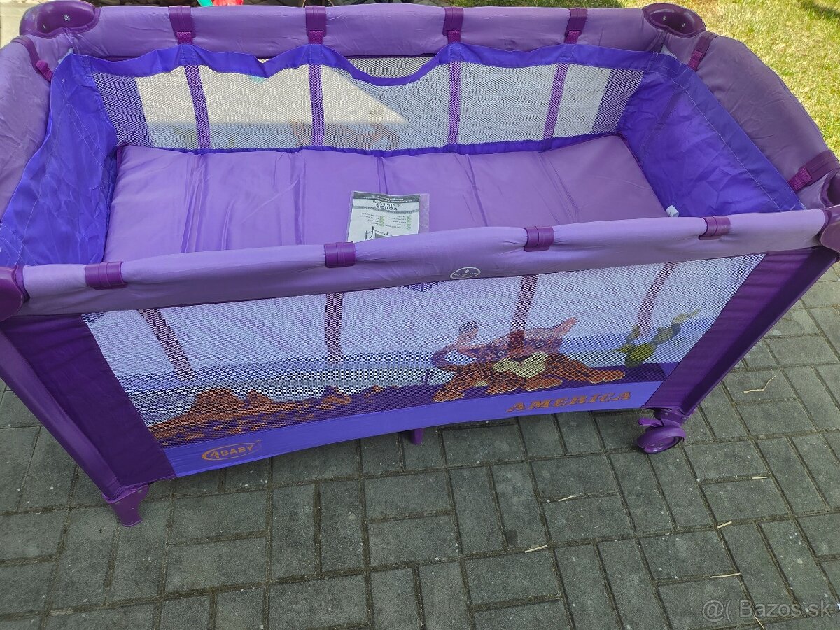 Prenosna detska postielka 4baby - 2