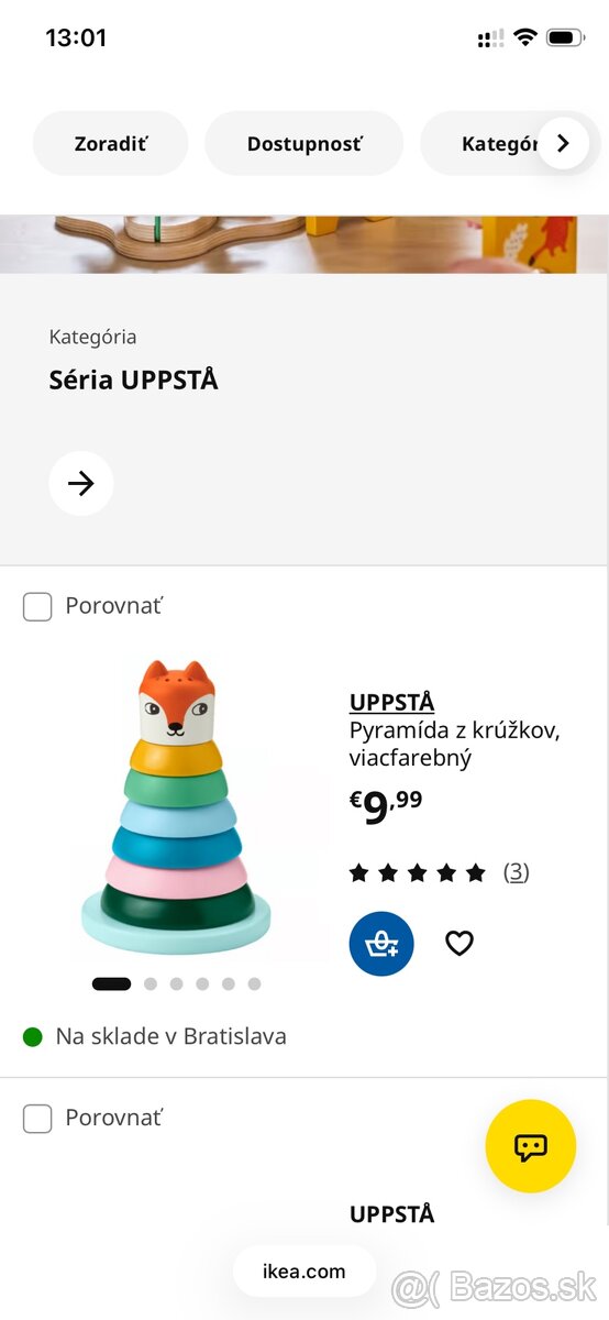 Uppstå pyramida z kruzkov IKEA - 2