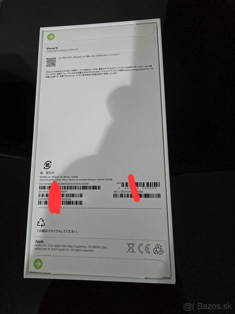 Apple iPhone 16 128GB White , nový neaktivovaný nerozbaleny - 2