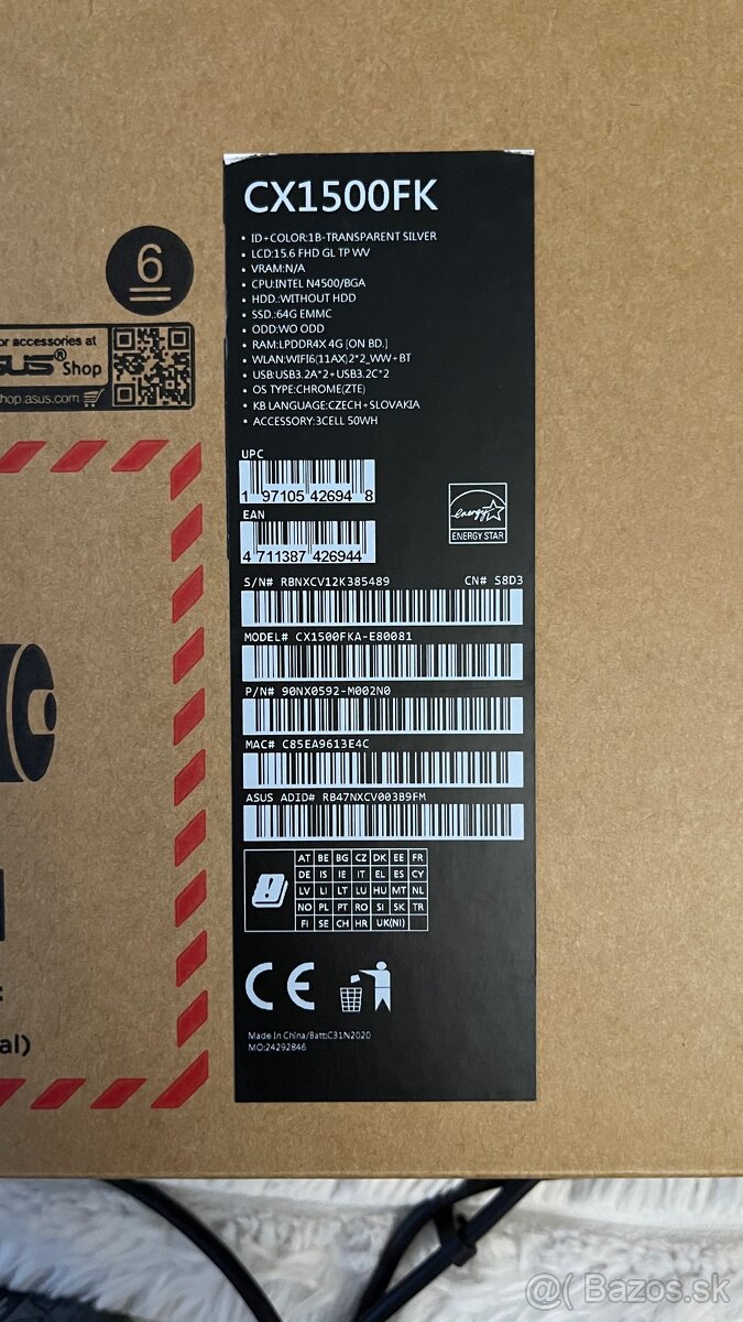 ASUS Chromebook 15.6FHD touchscreen - 2