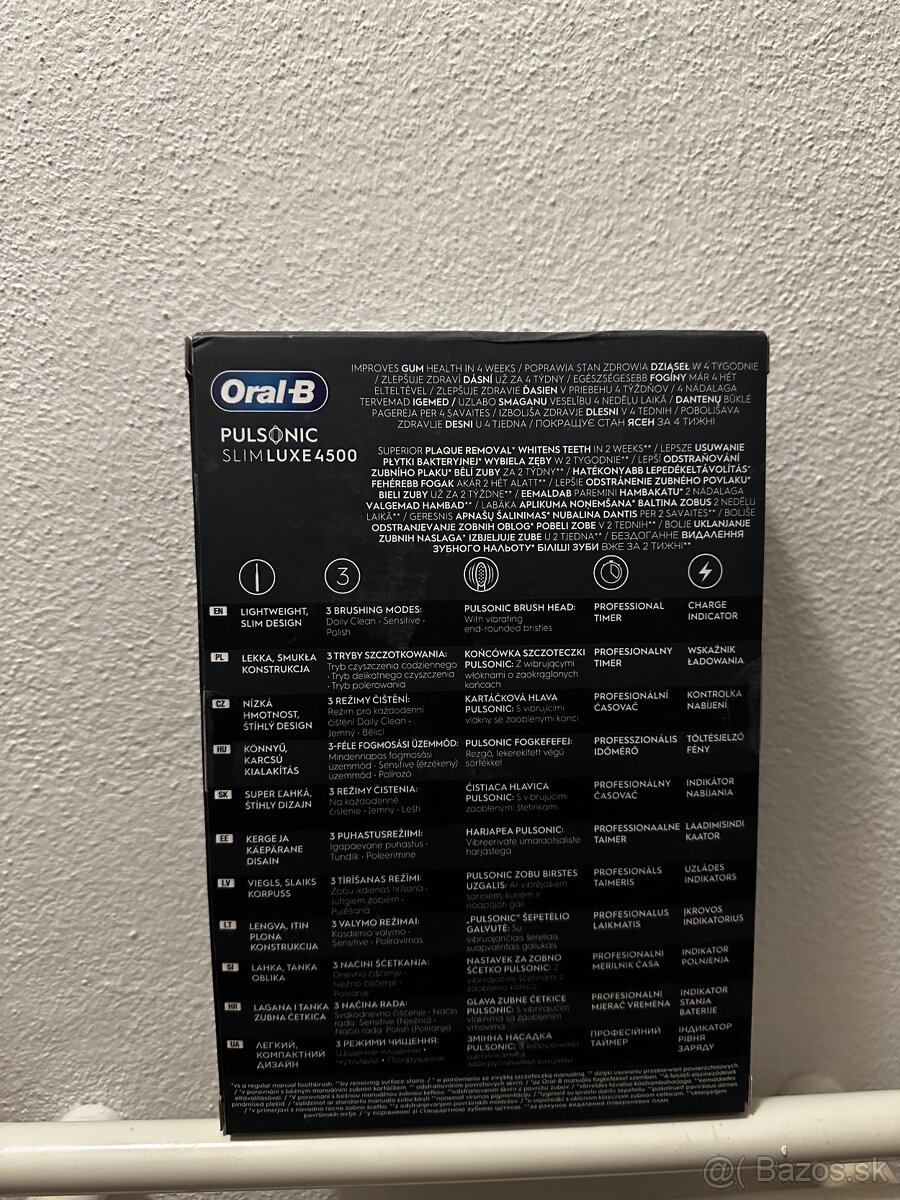 Predám ORAL-B Pulsonic slim luxe 4500 sonická zubná kefka - 2