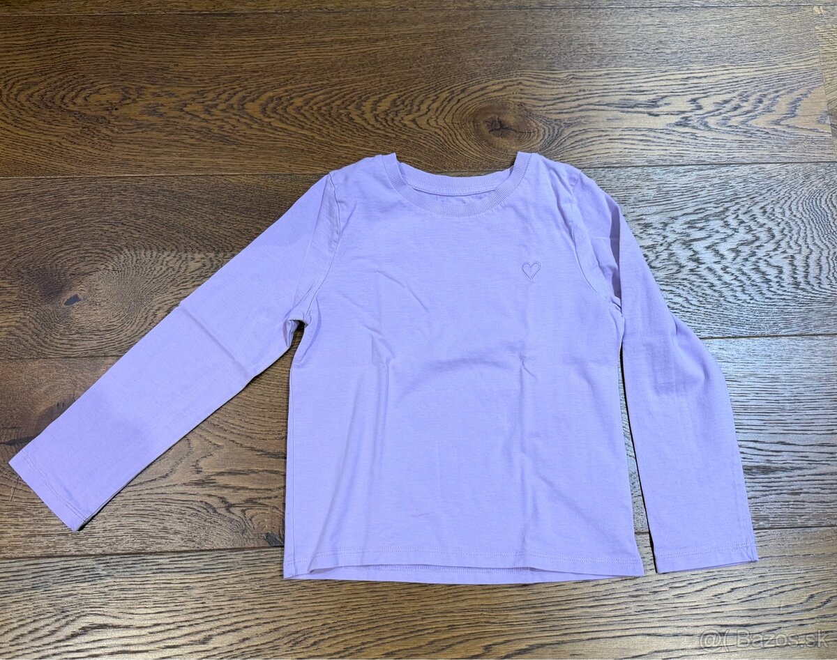 Dlhy a kratky rukav 122/128 - 2