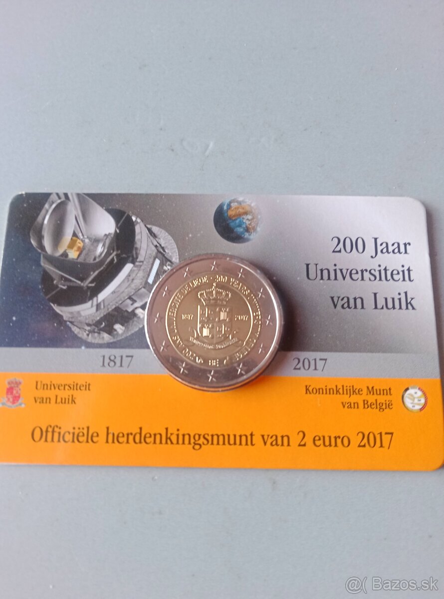 Euromince Belgicko karty - 2