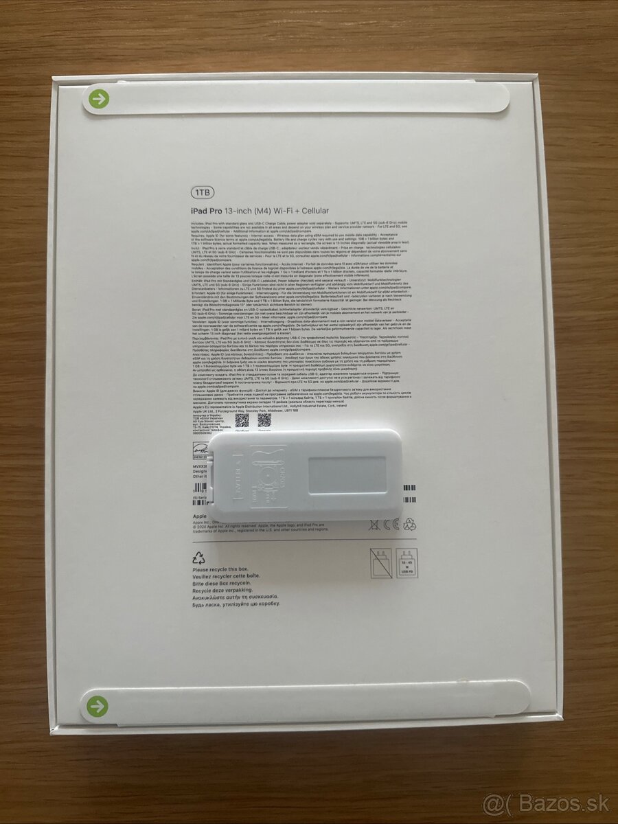 iPad Pro 13in - 1TB - 2024 - M4 - WiFi + Cellular - Silver - 2