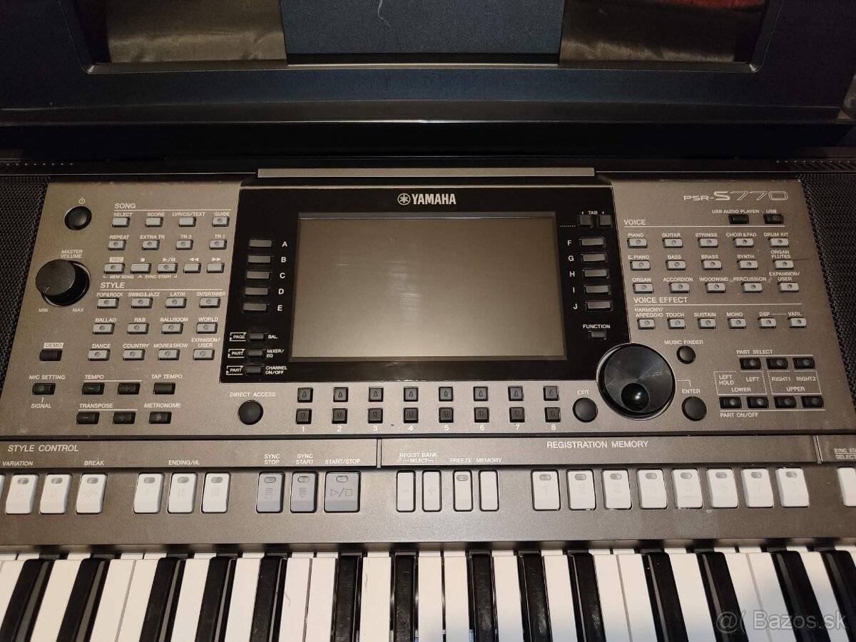Yamaha PSR S770 Profesionálny keyboard - 2