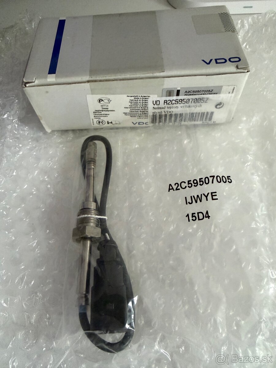 VDO A2C59507005Z Snímač teploty výfukových plynov - 2
